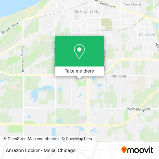 Amazon Locker - Melia map