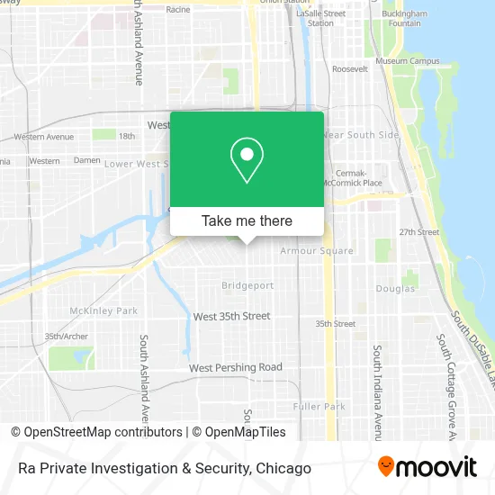 Ra Private Investigation & Security map