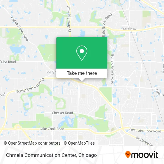 Chmela Communication Center map