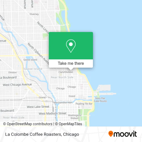 La Colombe Coffee Roasters map