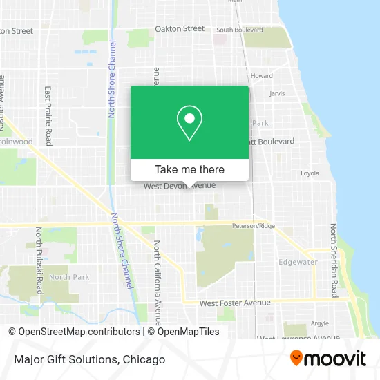 Major Gift Solutions map