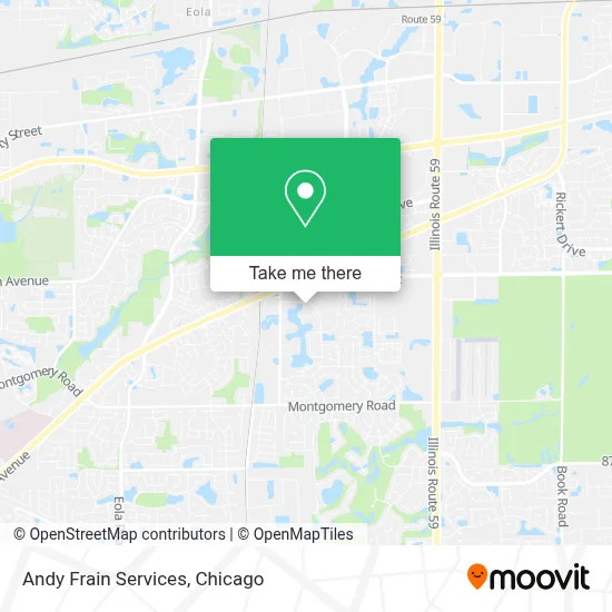 Andy Frain Services map