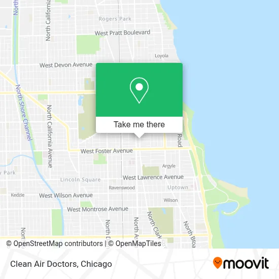 Clean Air Doctors map