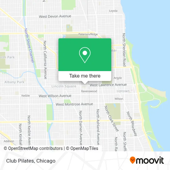 Club Pilates map