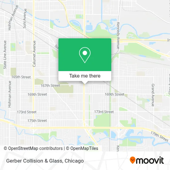 Gerber Collision & Glass map