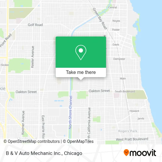 B & V Auto Mechanic Inc. map