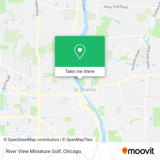 River View Miniature Golf map