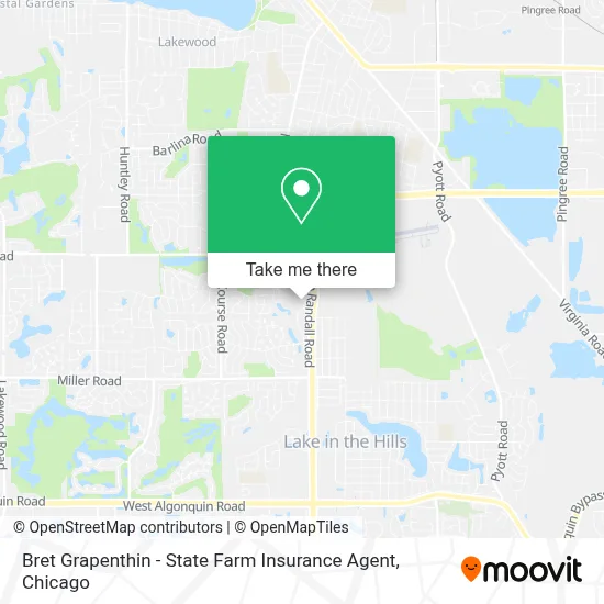 Bret Grapenthin - State Farm Insurance Agent map