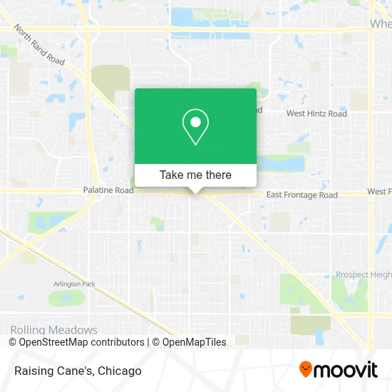 Raising Cane's map
