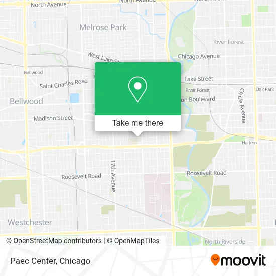 Paec Center map