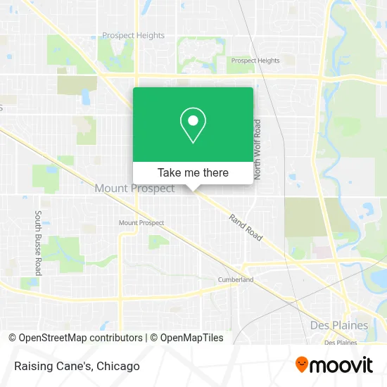 Raising Cane's map