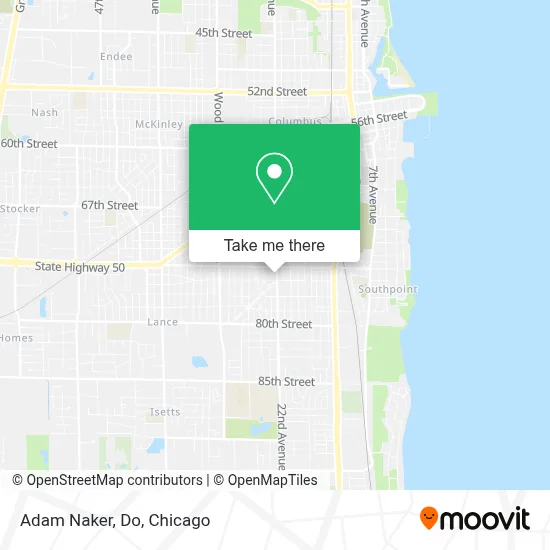 Adam Naker, Do map