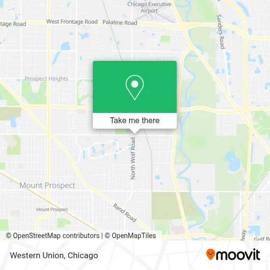 Western Union map