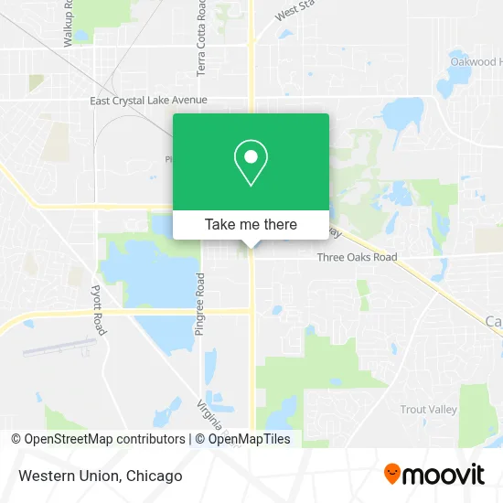 Western Union map