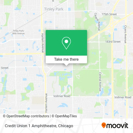 Credit Union 1 Amphitheatre map
