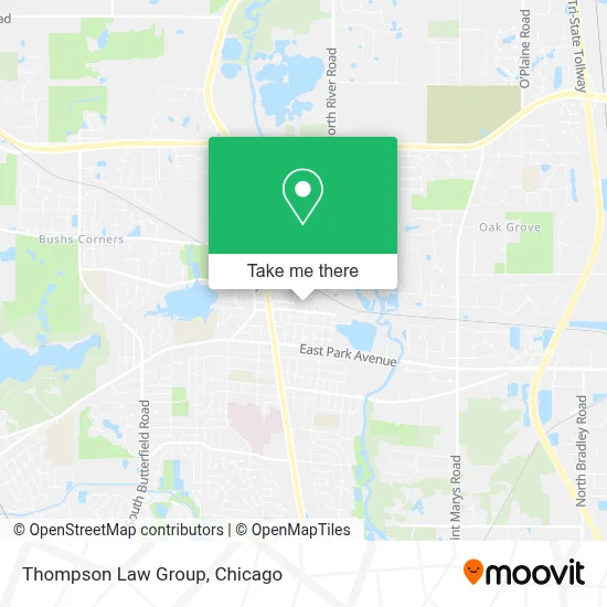Thompson Law Group map