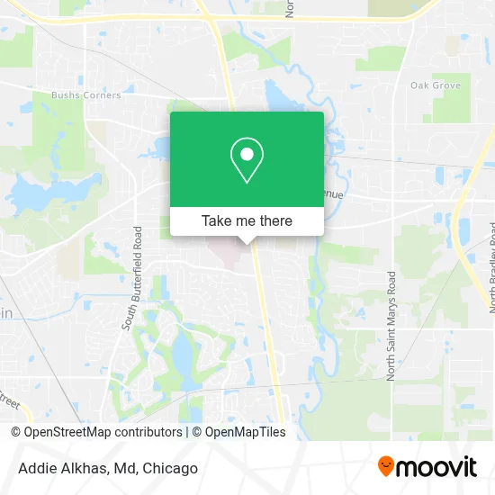 Addie Alkhas, Md map