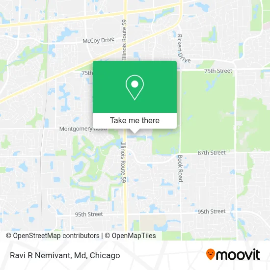 Ravi R Nemivant, Md map