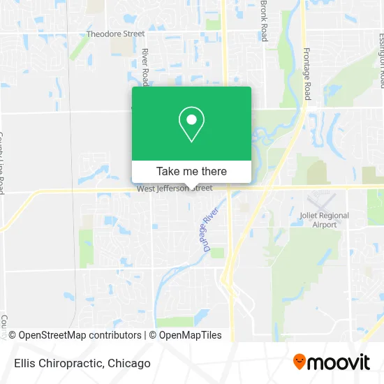 Ellis Chiropractic map