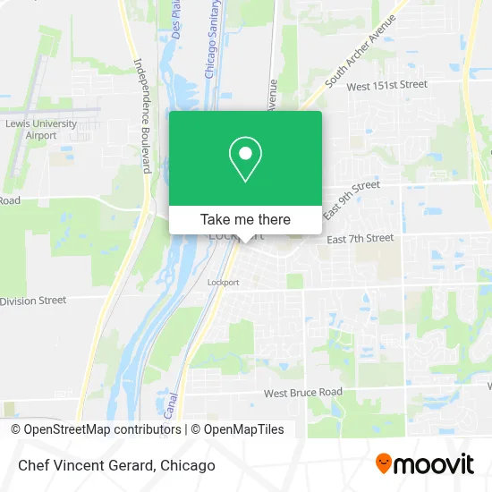 Chef Vincent Gerard map