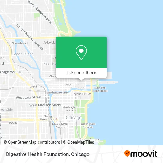 Digestive Health Foundation map