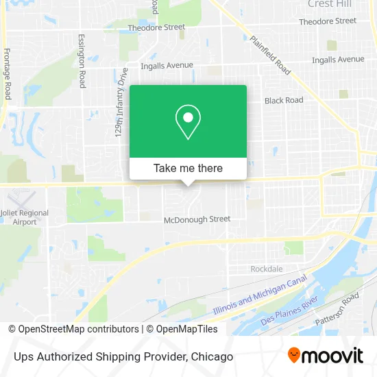 Ups Authorized Shipping Provider map