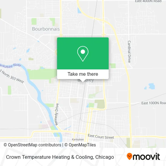 Crown Temperature Heating & Cooling map