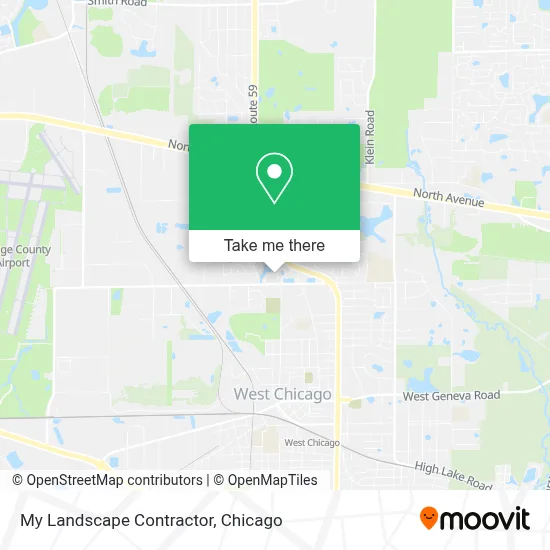 My Landscape Contractor map
