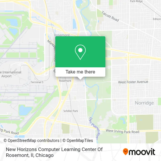New Horizons Computer Learning Center Of Rosemont, Il map