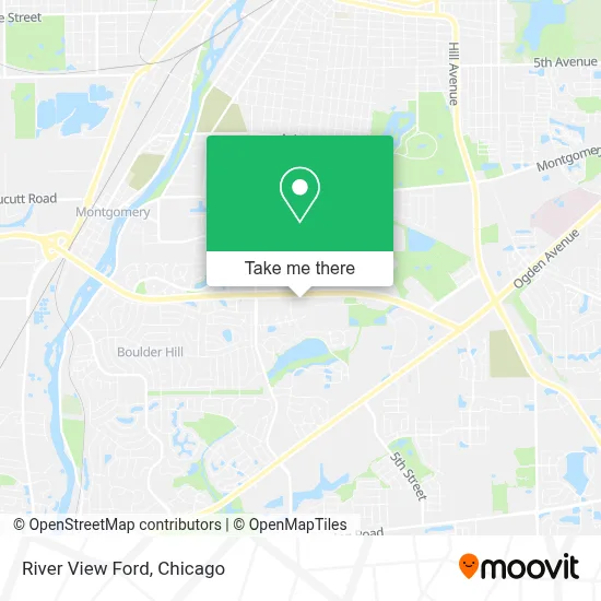 River View Ford map