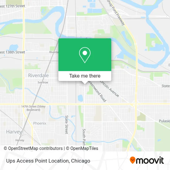 Ups Access Point Location map
