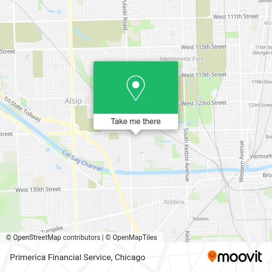 Primerica Financial Service map