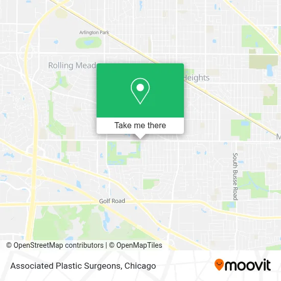 Associated Plastic Surgeons map