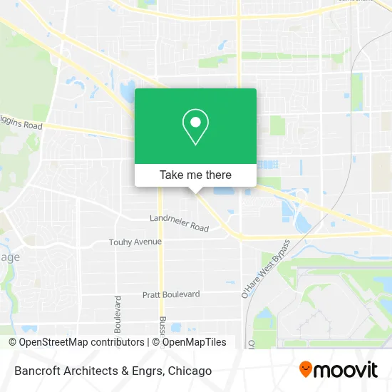 Bancroft Architects & Engrs map