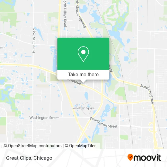 Great Clips map