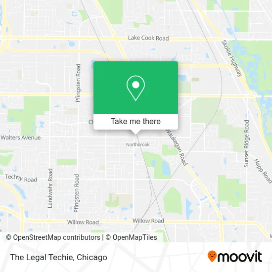 The Legal Techie map