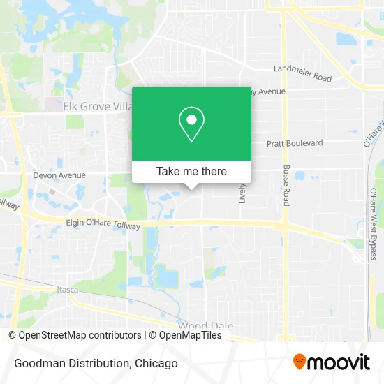 Goodman Distribution map