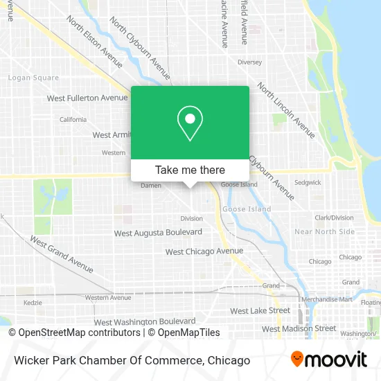 Wicker Park Chamber Of Commerce map