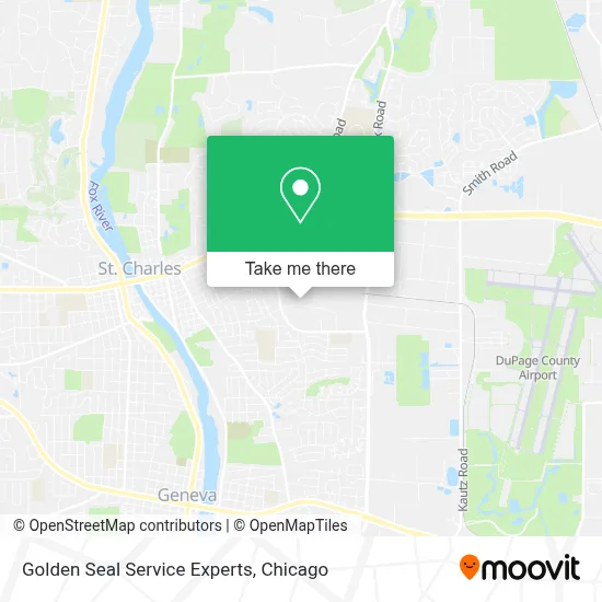 Golden Seal Service Experts map