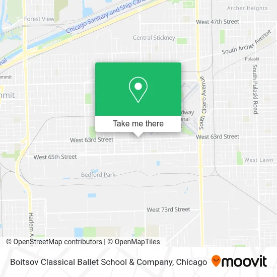 Boitsov Classical Ballet School & Company map