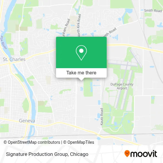 Signature Production Group map