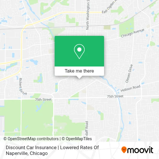 Discount Car Insurance | Lowered Rates Of Naperville map