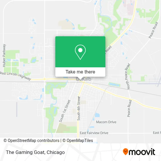 The Gaming Goat map