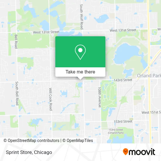 Sprint Store map