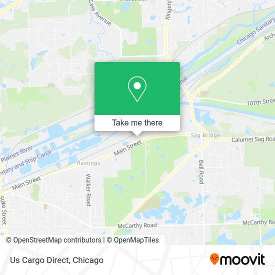 Us Cargo Direct map