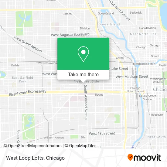 West Loop Lofts map