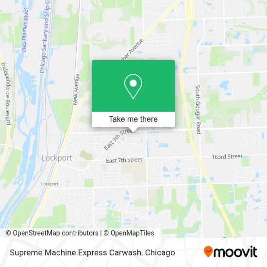 Supreme Machine Express Carwash map