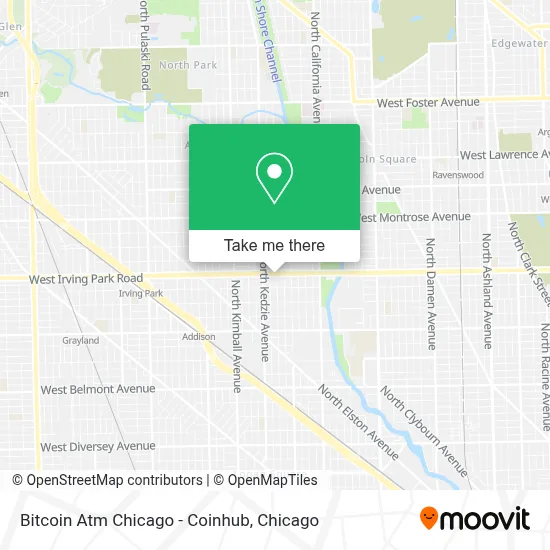 Bitcoin Atm Chicago - Coinhub map