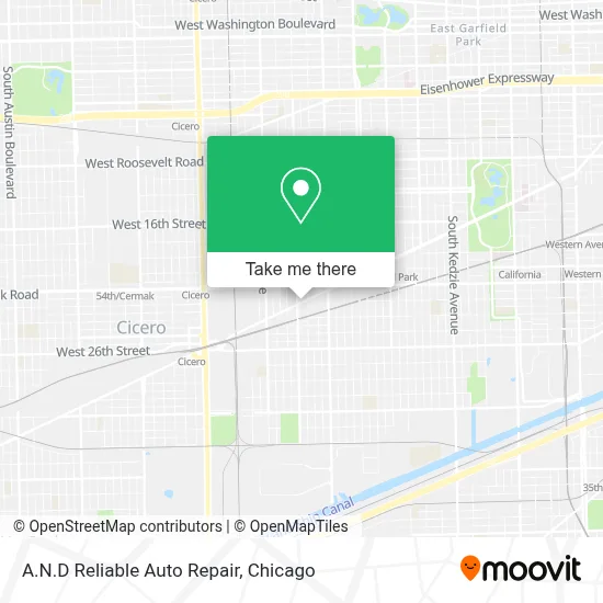 A.N.D Reliable Auto Repair map