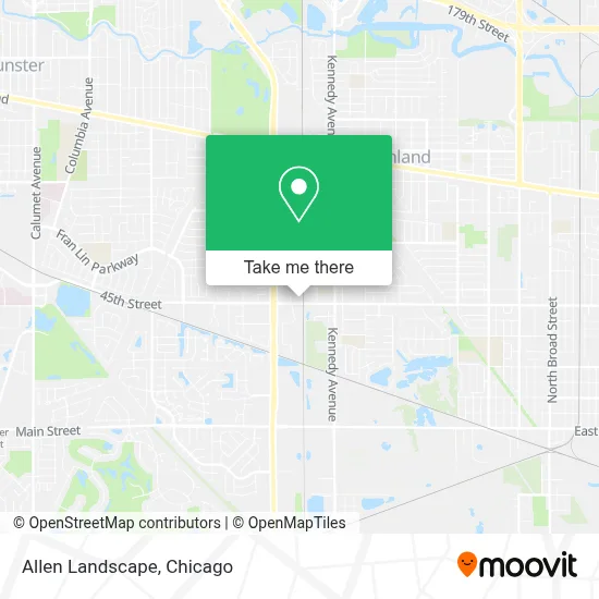 Allen Landscape map